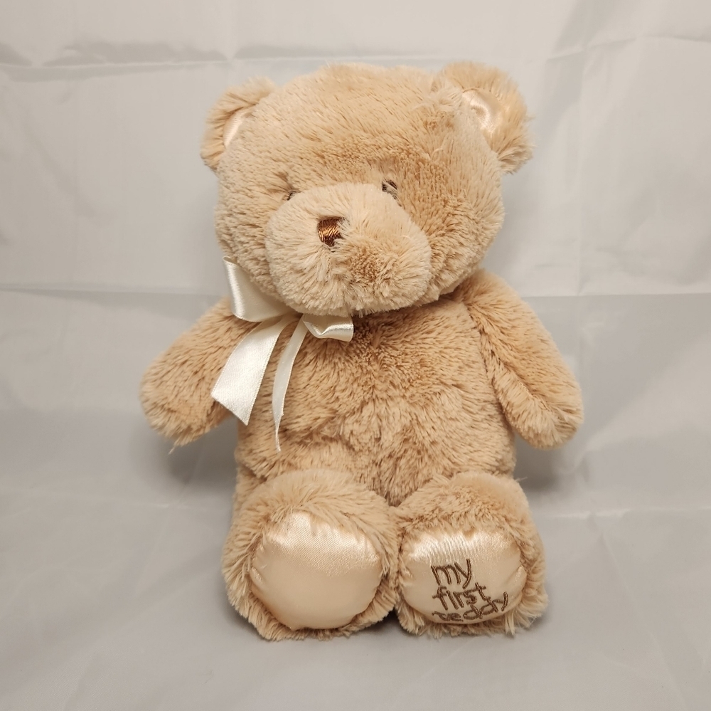 8” Baby Gund My First Teddy Tan Brown Plush Stuffed Animal